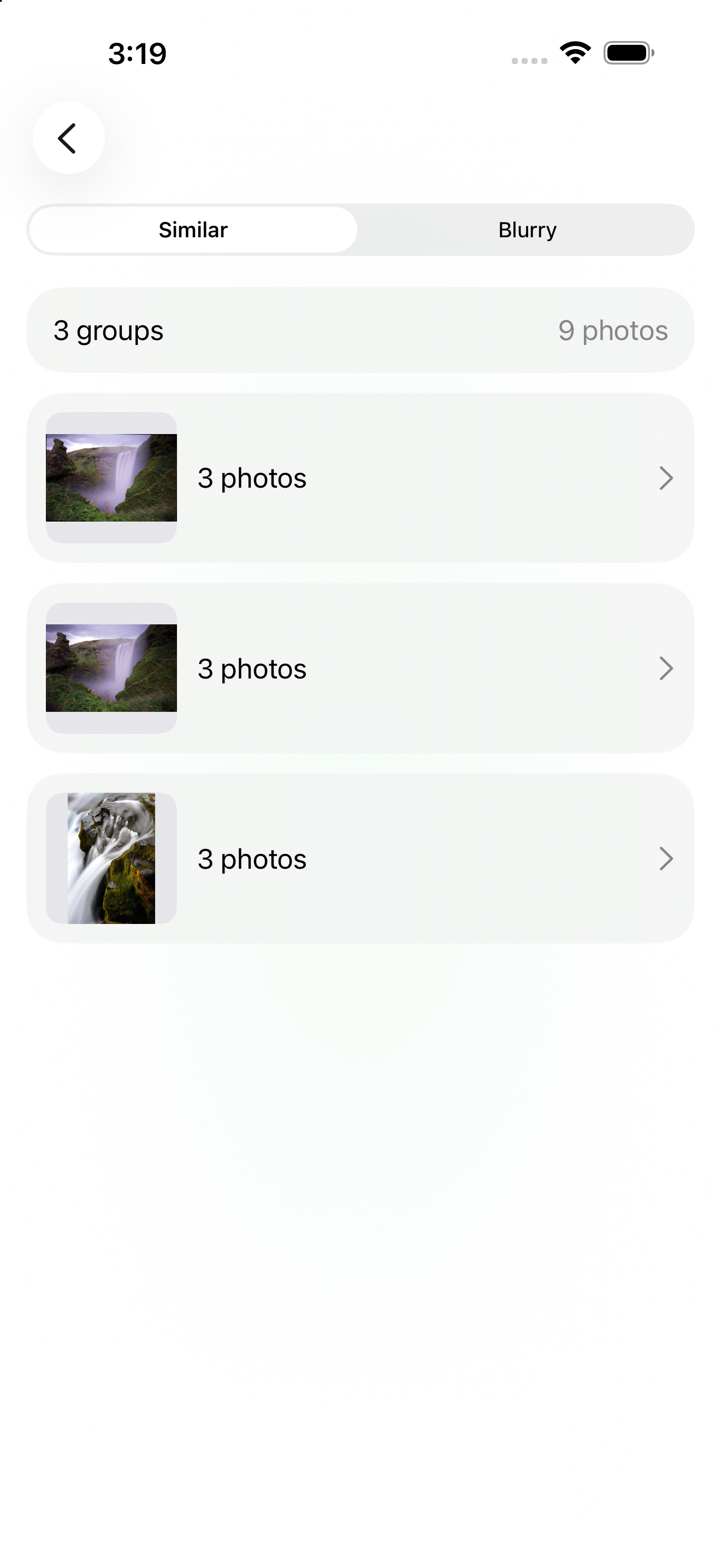 Smart Sort found 4727 groups. The groups use 83.24 GB.